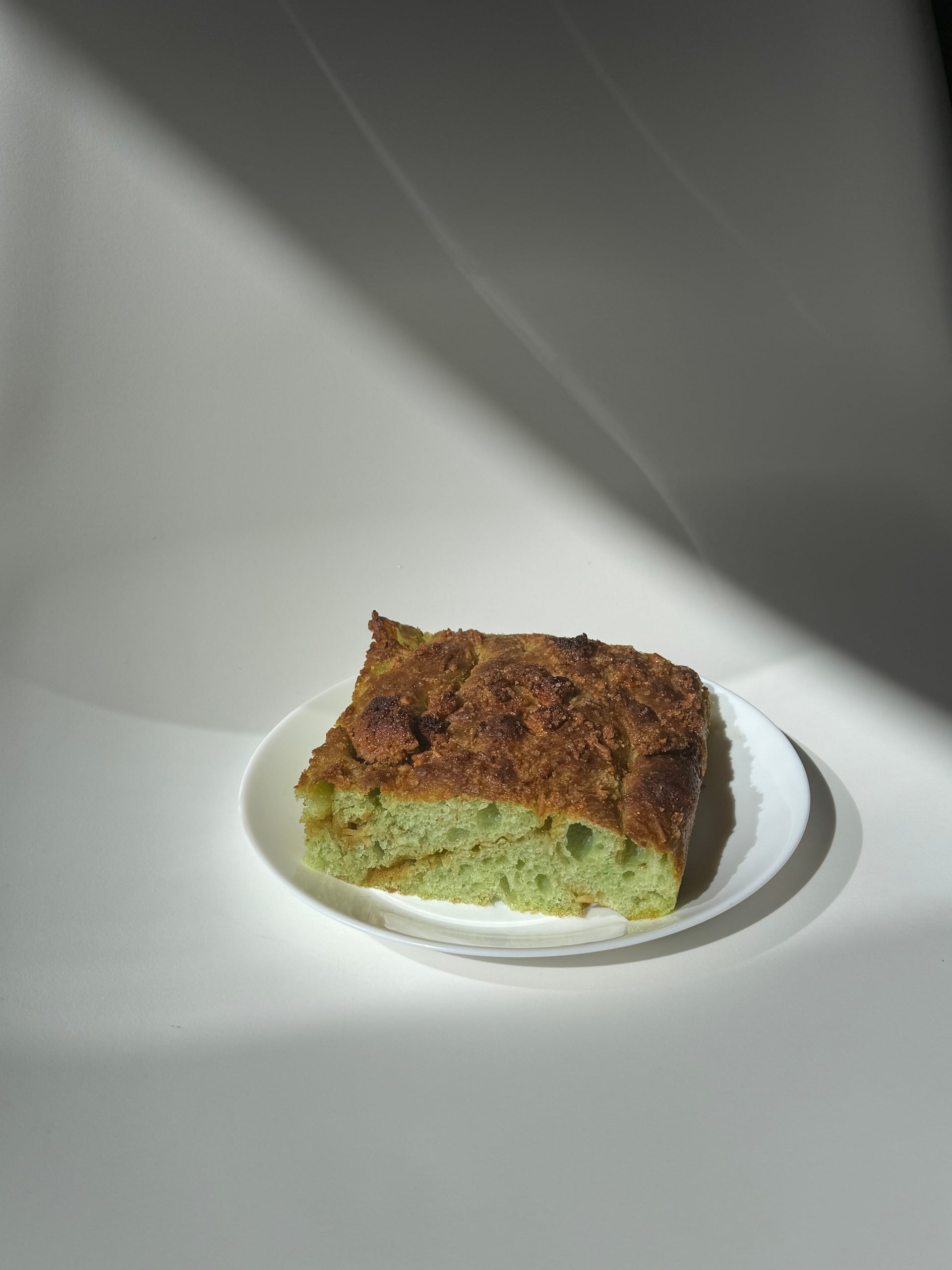 Pandan Coconut Crumble