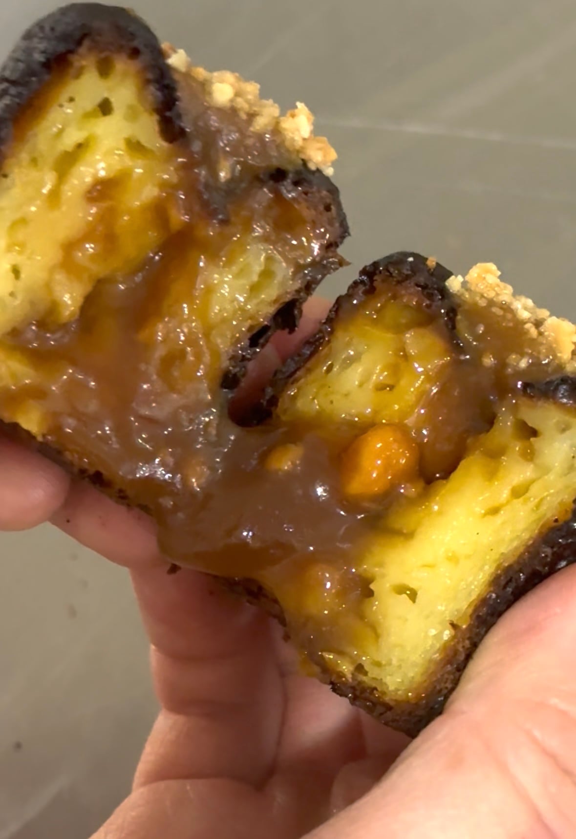 Peanut Caramel Canele