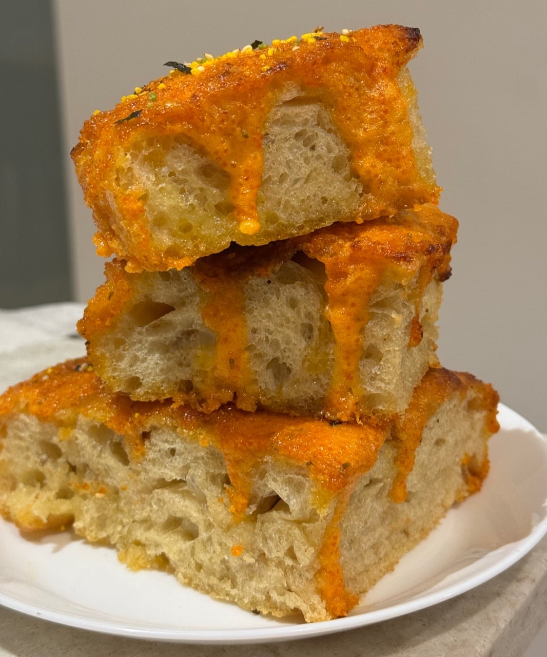 Mentaiko Focaccia