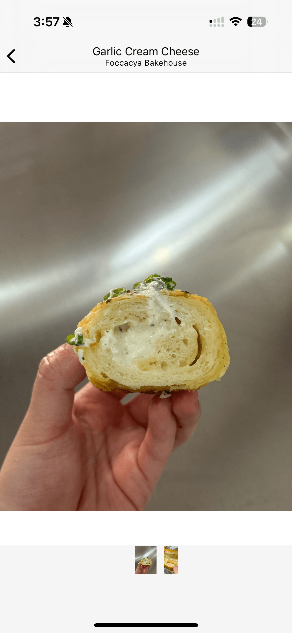 Garlic Cream Cheese Salt Bread