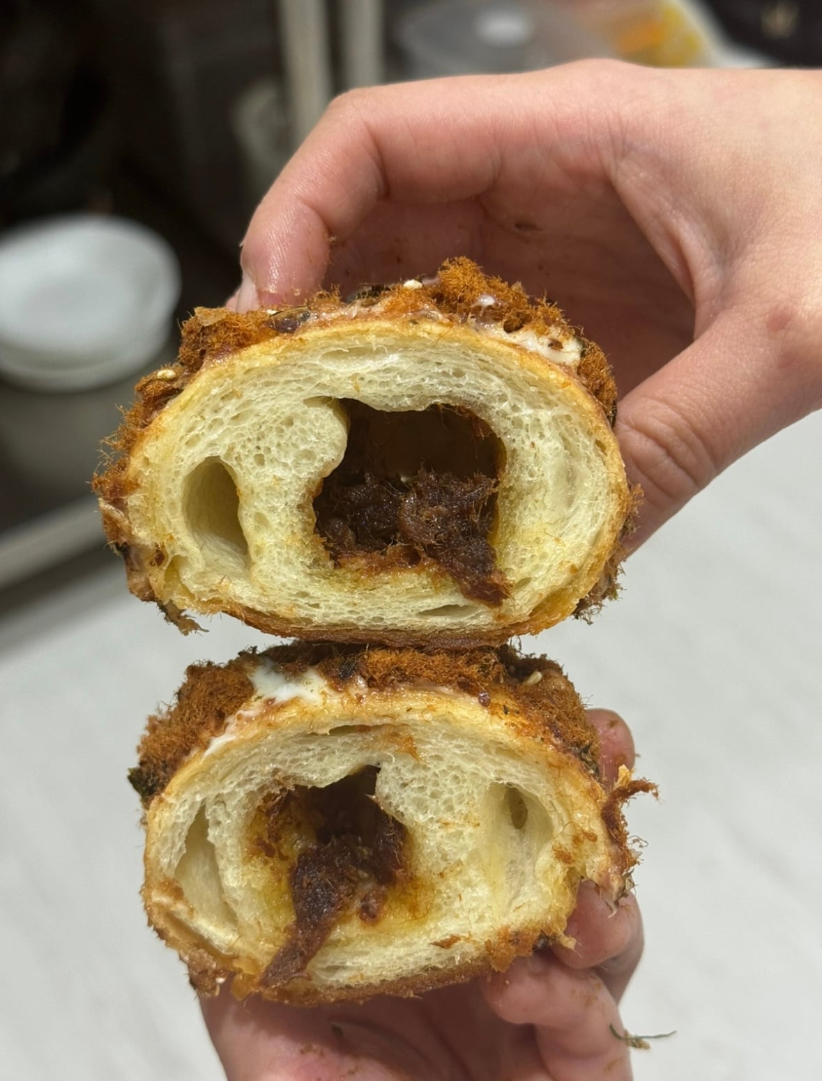 Beef Floss Salt Bread